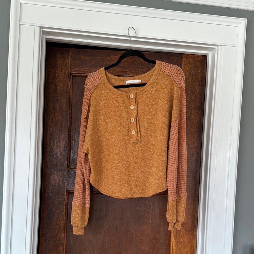Lush Buttoned Henley Shirt